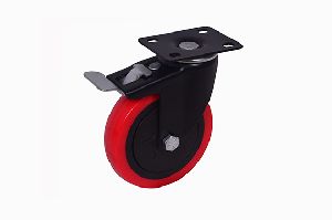 Heavy Duty 100x25 Mm Single Wheel Castor with lock