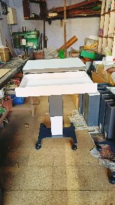 motorized instrument table with drawer