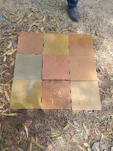 multi colour floor tiles