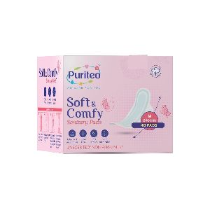 Puriteo Soft &amp;amp; Comfy Sanitary Pads 245mm M