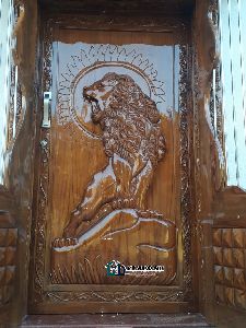 Teak wood carving Door 01