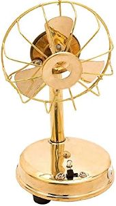 Miniature brass fan