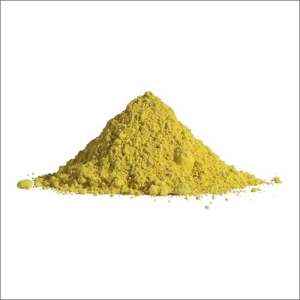 yellow sulphur powder