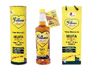 Yellow heart yellow mustard oil