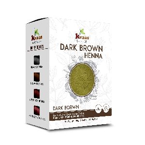 Dark Brown Henna Hair Color