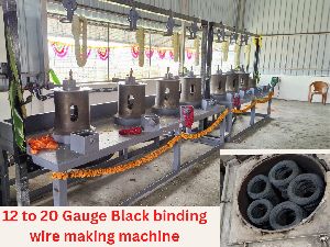 Fine wire drawing machine for binding wire