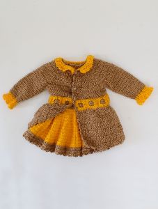 woonie kids crochet full sleeve cardigan