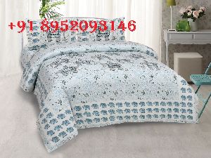 Double Bedsheet Cotton 2+1