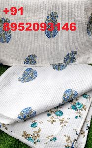 Double Bed Printed Bed Spread Made Of Cotton