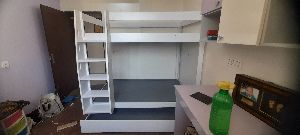 double bunk bed with storage