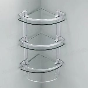 Glass Corner Shelf