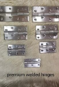 Shiney Stainless Steel Butt Hinges, Color : Silver