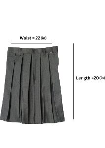 Gray kendriya vidyalaya skirt