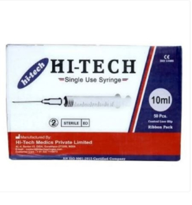 hi tech sterile single use syringe