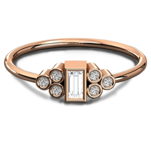 Diamond Ring with IGI Certification for Women's