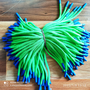 Plastic colour cap Rope