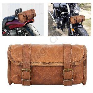Leather Motorcycle Handlebar Bag