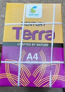 century terra a4 size 75gsm paper