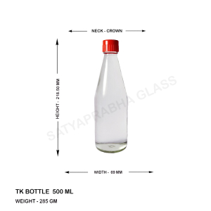 500 gm Glass Tomato Ketchup Bottles