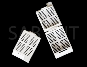 White POM Embedding Cassette, For Histopathology, Feature : Chemical Resistant