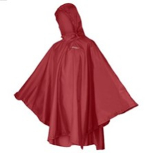 Polyester Rain Poncho, Features : Waterproof, Front Back Reflective Prints