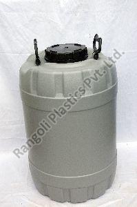 50 Ltr Grey Wide Mouth Plastic Drum