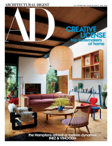 AD magazine Architectural Digest