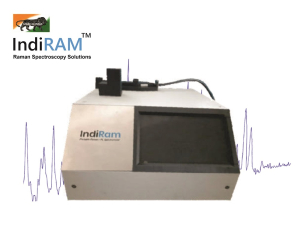IndiRAM - Portable Raman Spectrometer system