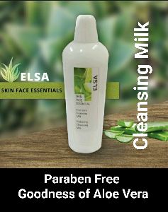 elsa skin face essential aloe vera cleansing milk