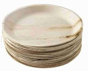 areca leaf plate- 8 inch round