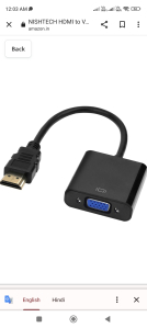 hdmi to vga converter