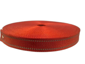 Red Reflective Webbing