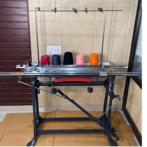 hand flat knitting machine