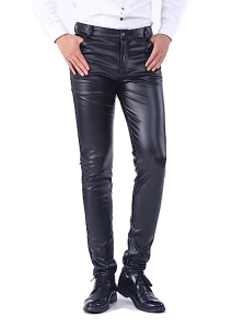KARL LAGERFELD PANTS  Leather trousers  black  Zalandocouk