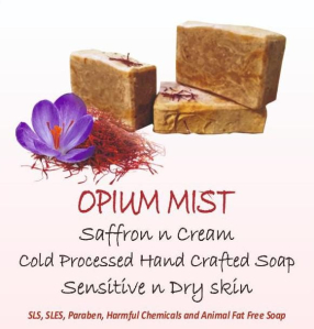  Mist - Cold Processed Saffron and Cream Soap