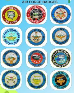 AIR FORCE BADGES AND NATIONAL FLAGS