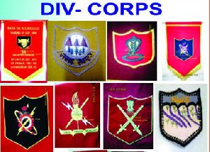 ARMY EMBROIDERY DIV FLAGS