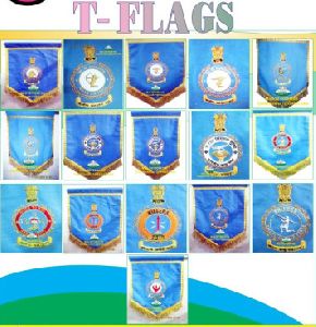 CRPF  EMBROIDERY T-FLAGS
