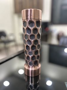 hammered copper bottle