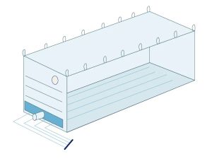 Fluidizing Head Bulk Container Liner