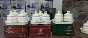 JP Flora Italian 3 Pcs Pickle Jar