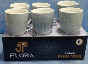 JP Flora Exclusive Milk Mug (6 Pcs)