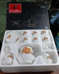 JP Flora Transfer Tea Set