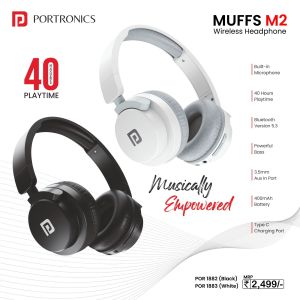 Portronics Muffs M2 Bluetooth Headphone
