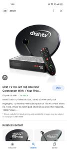 Dish tv connection best cheap price