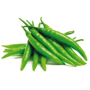 fresh green chilli