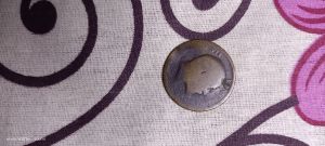 one rupee copper coin