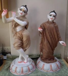 marble radha krishna moorti