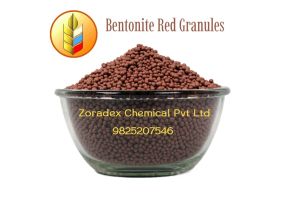Bentonite granules red