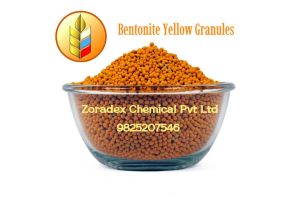 Bentonite granules yellow